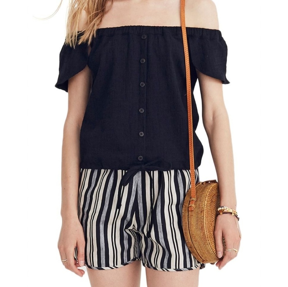 Madewell Texture & Thread Off the Shoulder Top